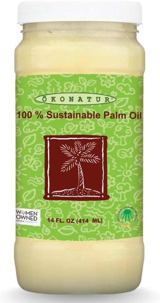 100% Sustainable Palm Oil RSPO Certified Food Grade Not Hydrogenated 14 fl oz