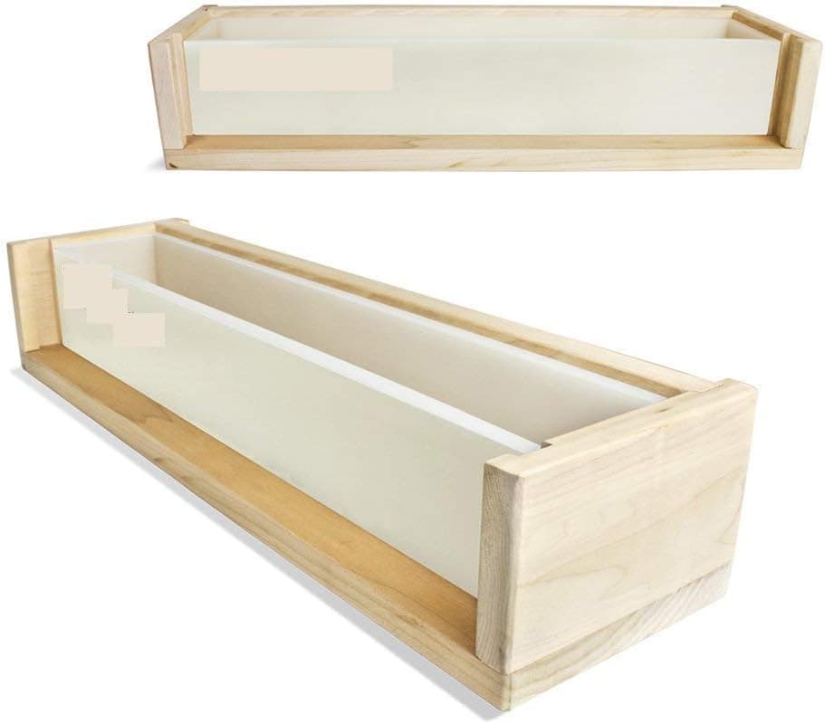 Crafter's Choice 20" Long Wood Soap Mold w Silicone Liner Insert
