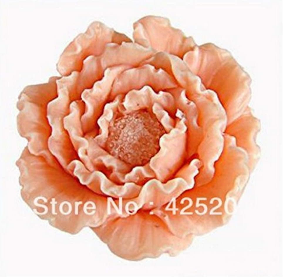 3d Flower Peony Silicone Soap Mold, Silicone Forms for Soap 2 pcs/lot