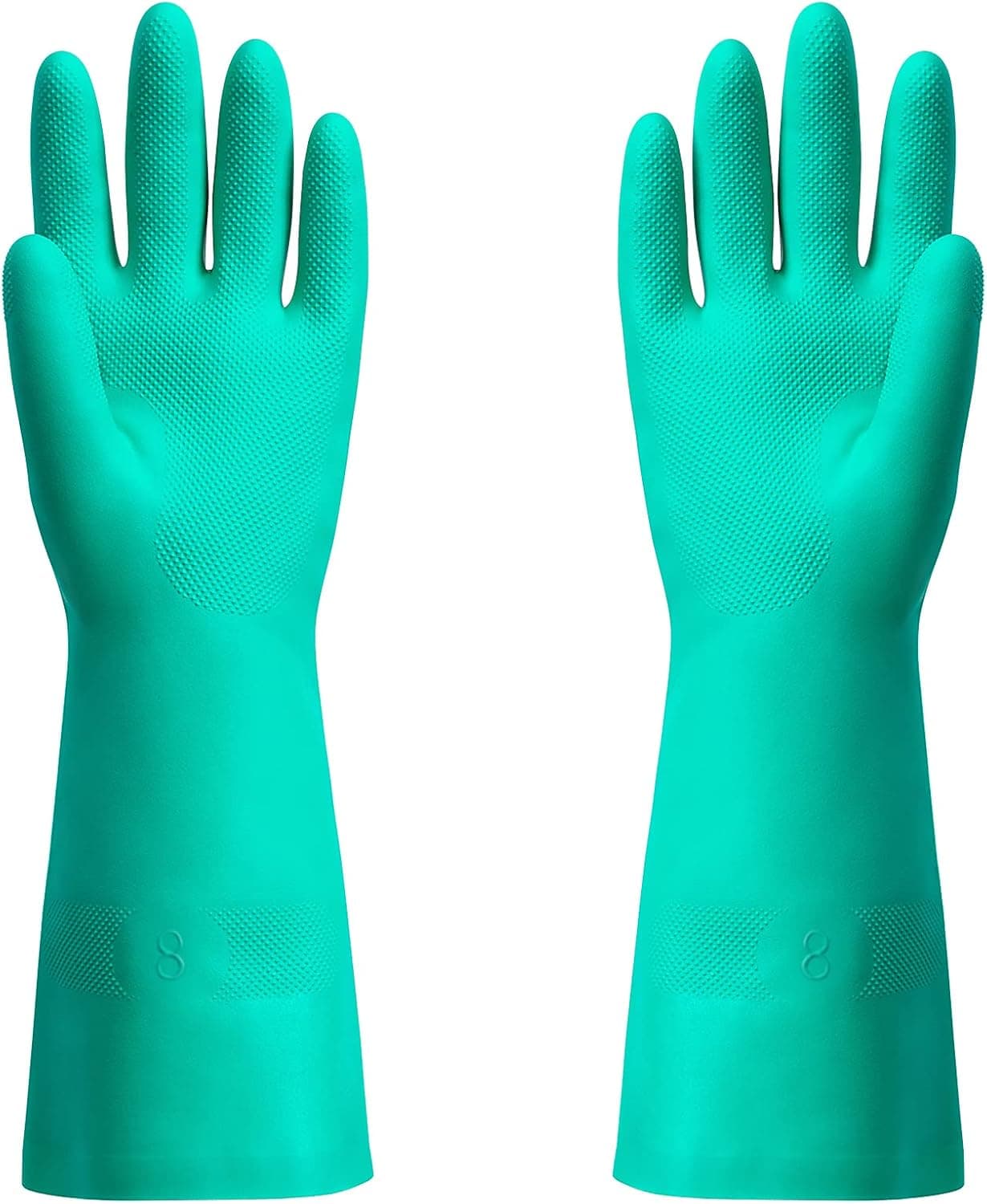 ThxToms Chemical Resistant Nitrile Gloves, Latex Free, 15mil Reusable Heavy Duty, Resist Acid, Alkali, Solvent