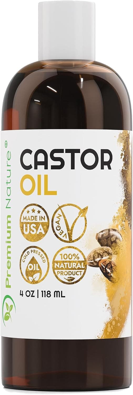 Castor Oil Pure Carrier Oil Cold Pressed 4 oz