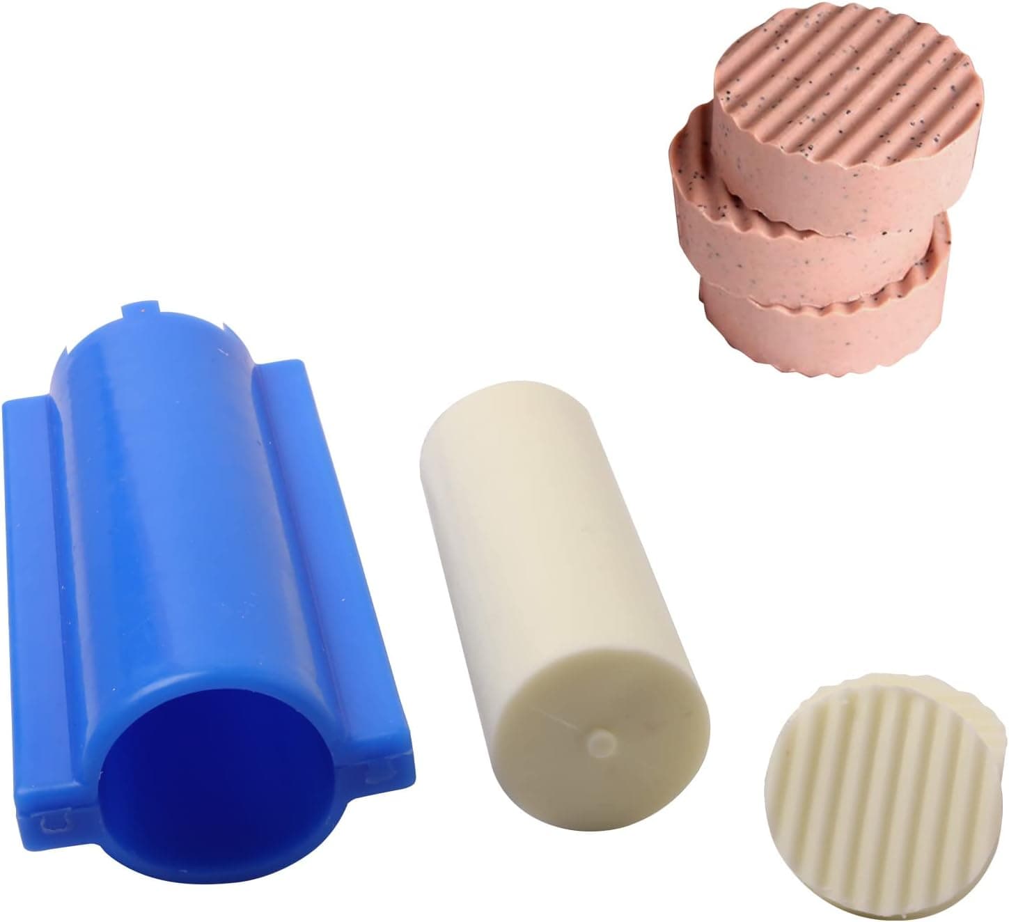 BOOWAN NICOLE Round Silicone Column Embed Molds for Soap Making, Circular Tube