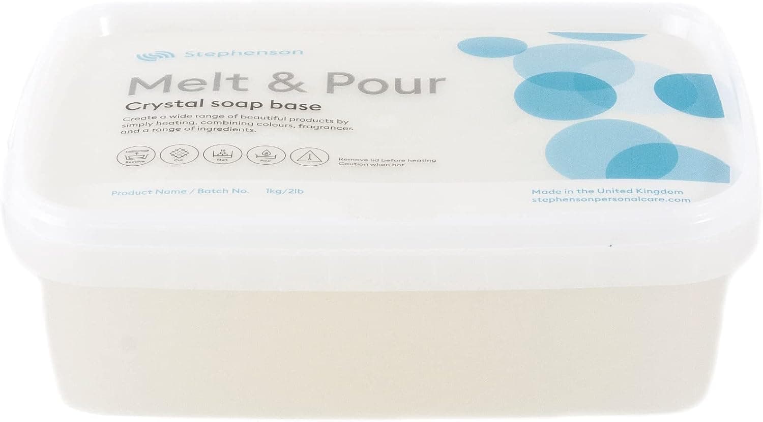 Mystic Moments Melt and Pour Soap Base - Aloe Vera - 1Kg