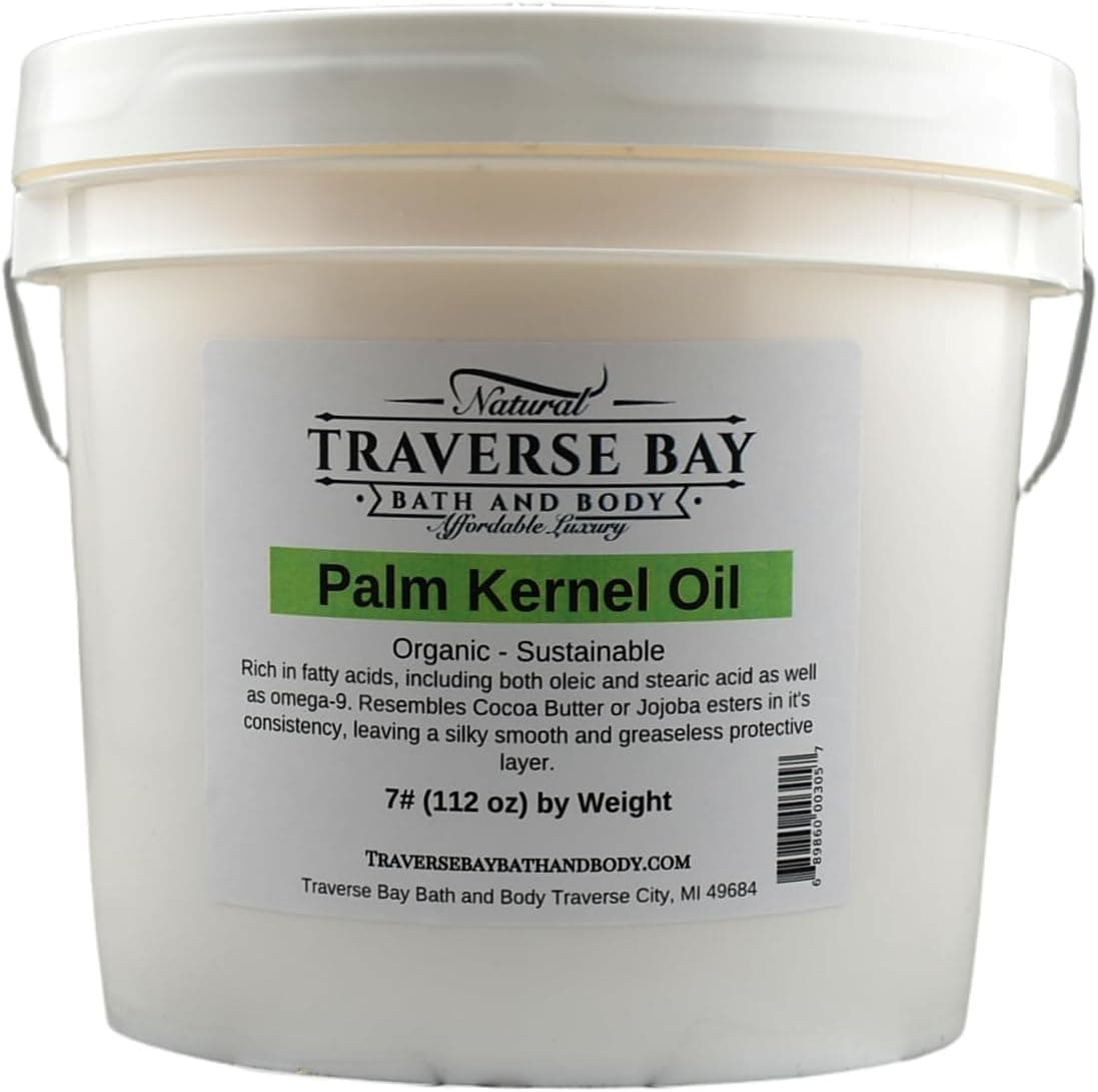 Palm Kernel Oil Soap Making Supplies 7 lb Gallon RSPO Rainforest Alliance Certified