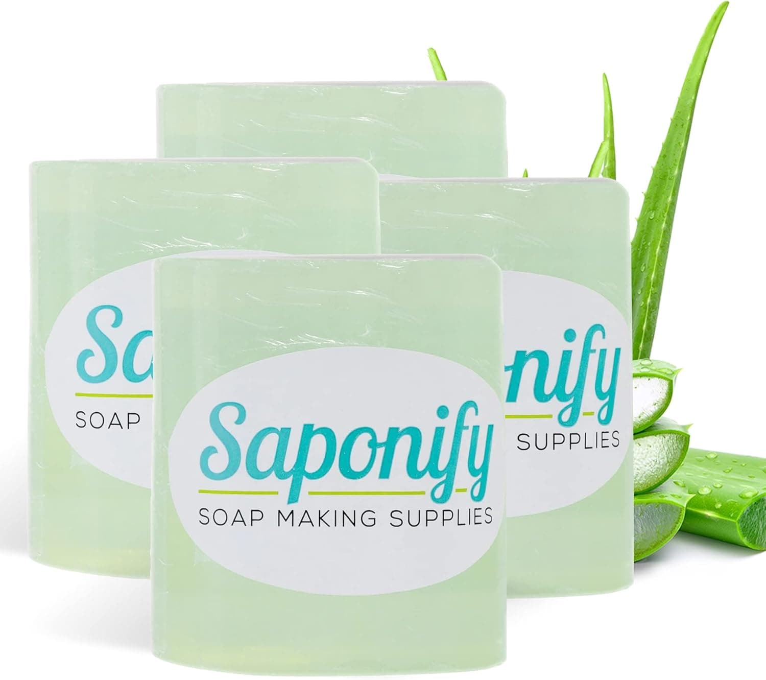 Saponify 4Lb Shea Butter Melt and Pour Soap Base, Glycerin Soap Blocks