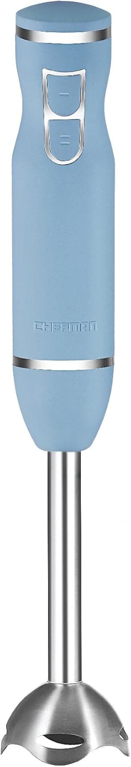 Chefman Immersion Stick Blender with Stainless Steel Shaft & Blades, 2-Speed Control, 300 Watts