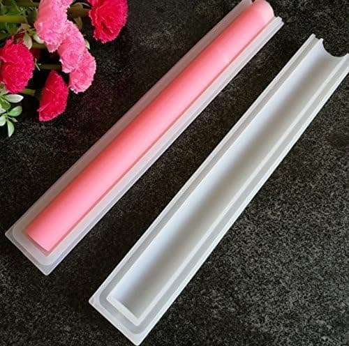 Echony Round Silicone Tube Column Mold DIY Candle Soap Mould Templet Hand Craft