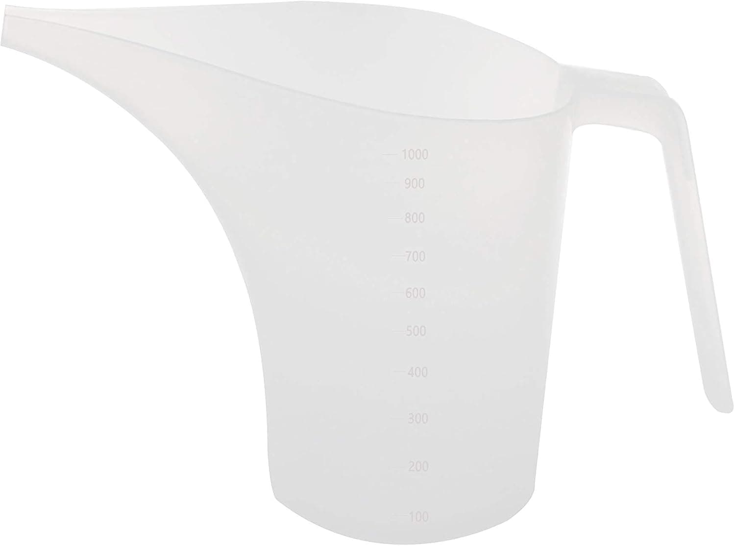 WONBUZ Funnel Pitcher Measure Fill for Soap Cakes Making, 1 Liter 1000ml 34oz