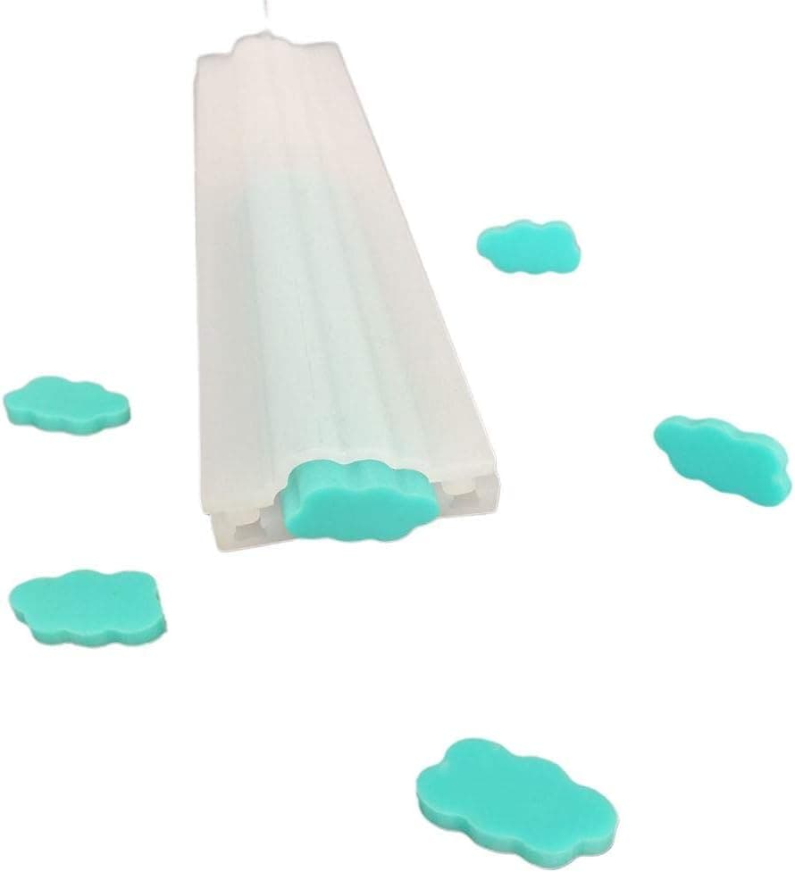 EchoDone Cloud Tube Column Silicone Soap Candle Mold Embed Soap Making Supplies