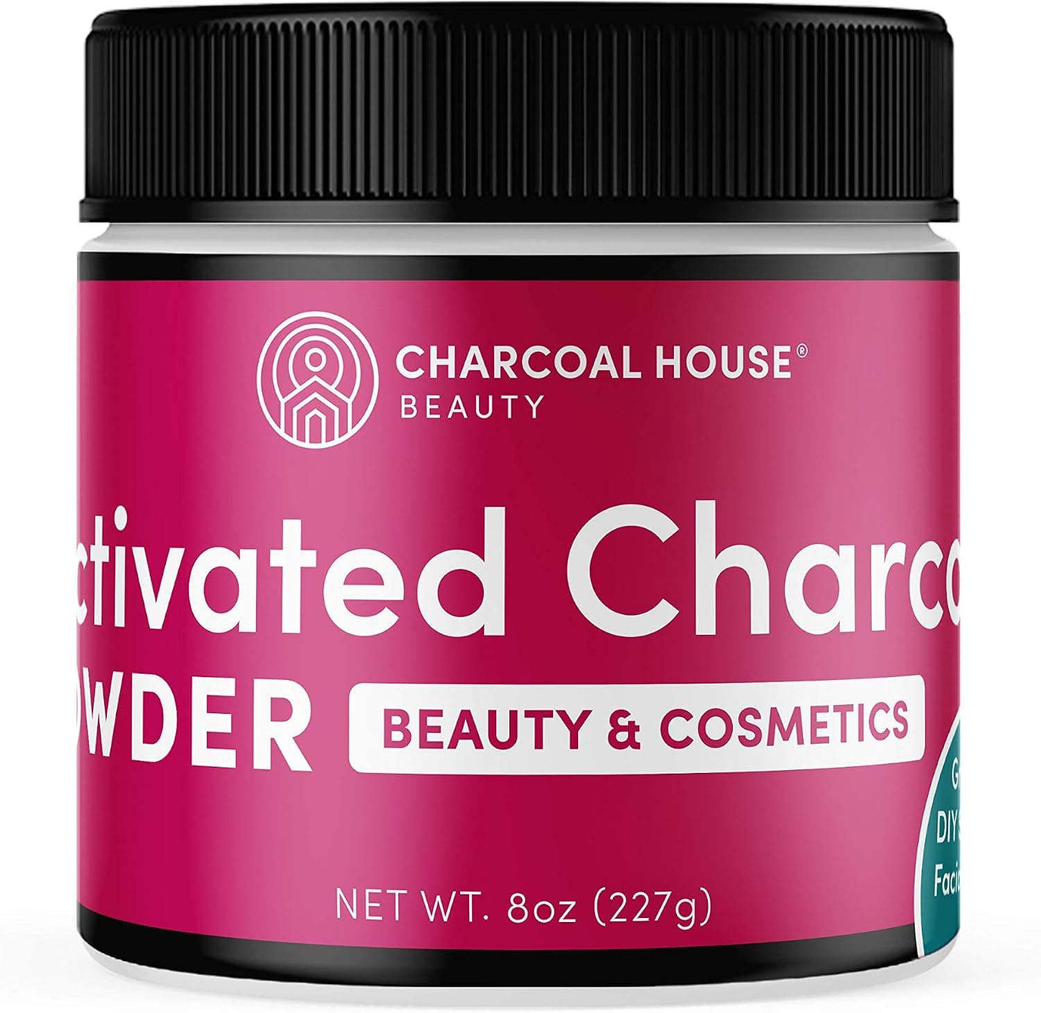 Charcoal House Activated Bamboo Charcoal Powder Food Grade - Skin Care, Body Scrub, Facial Cleanser, Soap Making - 6 oz
