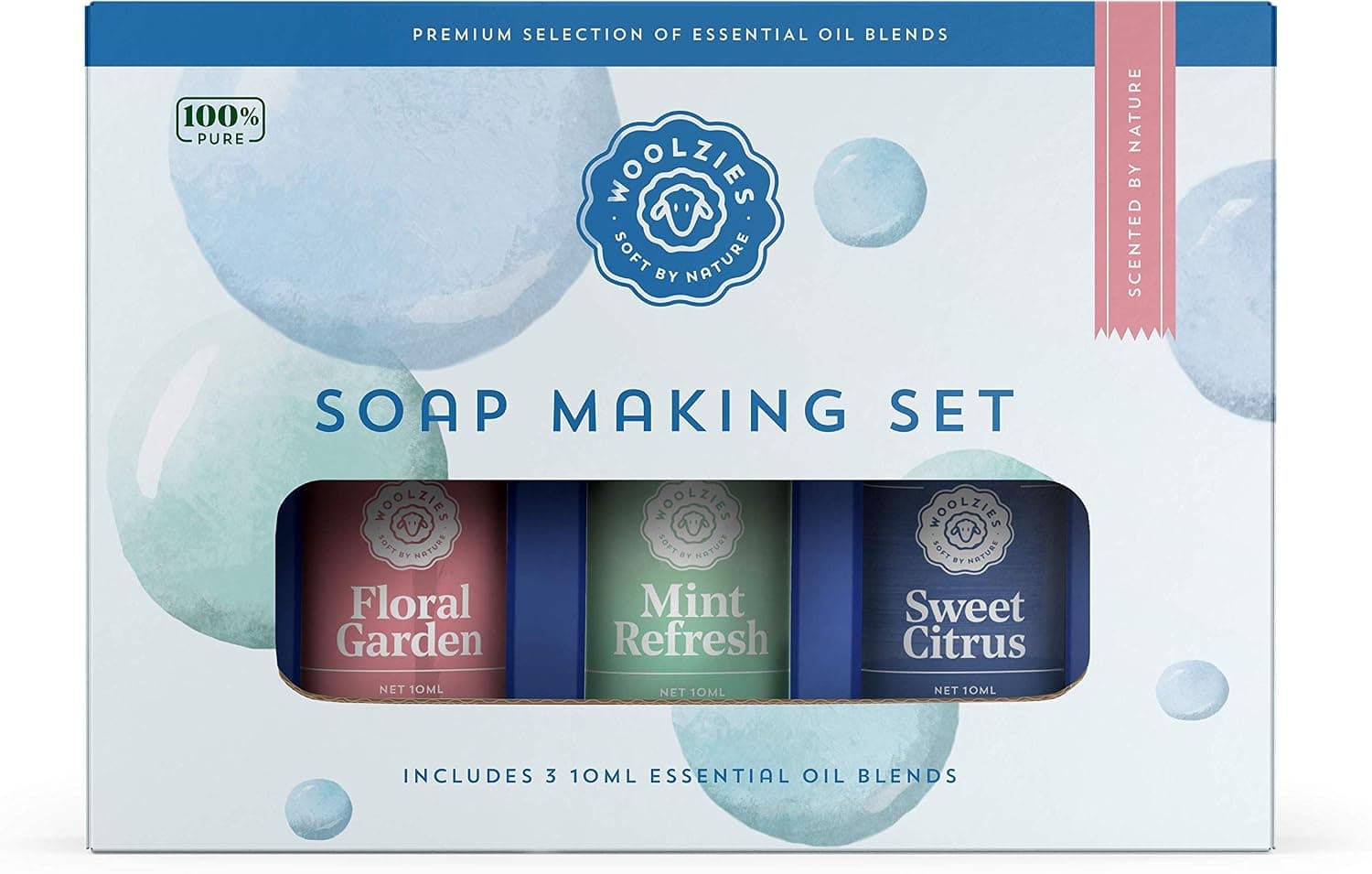 Woolzies 100% Pure Soap Making DIY Scenting Essential Oil Blend Gift Set