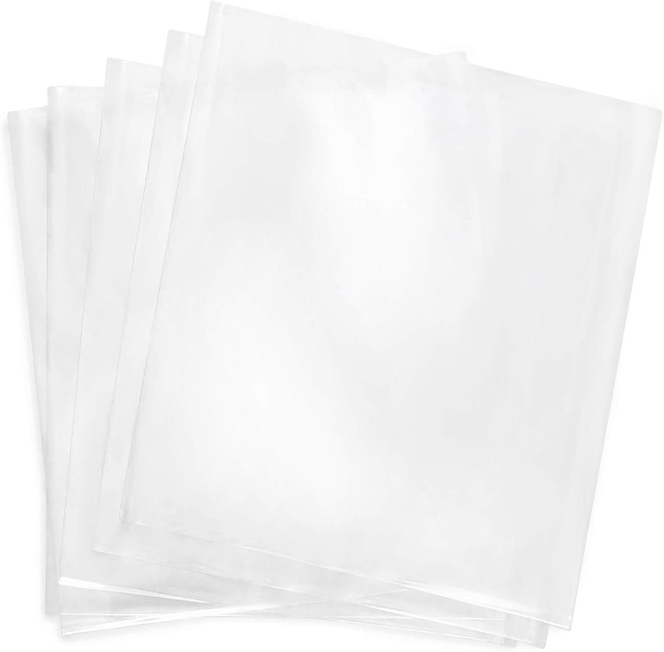 Shrink Wrap Bags, 200 Pcs 6x6 Inches Clear PVC Heat Shrink Wrap for Packaging Soap, Bath Bombs, Candles, Jars