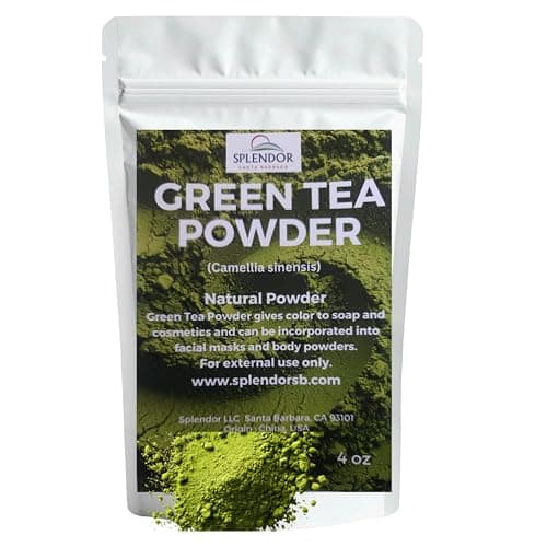 Green Tea Powder, Natural Green Soap Colorant, Eco Friendly Sustainable Soap Supplies, Organic Dye