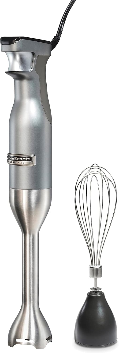 Hamilton Beach Professional Electric Hand Immersion Blender with Variable Speed + LED Screen, 300 Watts (59750)