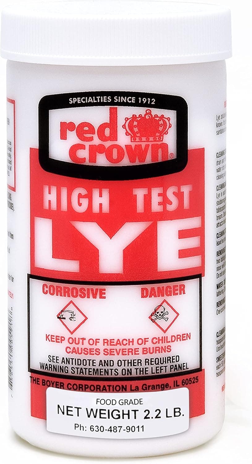 The Boyer Corporation Lye for Soap Making, Sodium Hydroxide Food Grade, 2.2 lbs