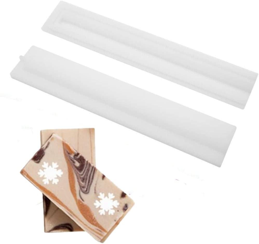 Snowflake Tube Column Silicone Soap Mold Embed Soap Making Supplies Tool
