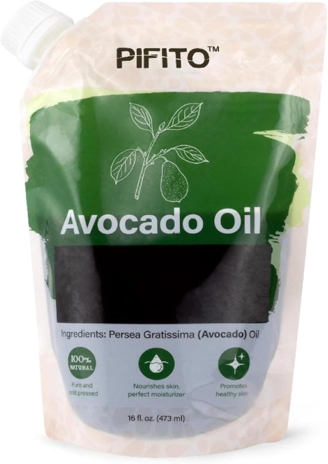 Pifito Avocado Oil 16 oz for Soap Making 100% Pure Natural Carrier Oil