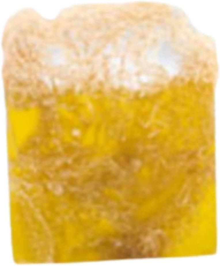 The SoapNatural Loofah Soap Bar - Exfoliating Soap with Loofah Inside, 100% Herbal Coconut