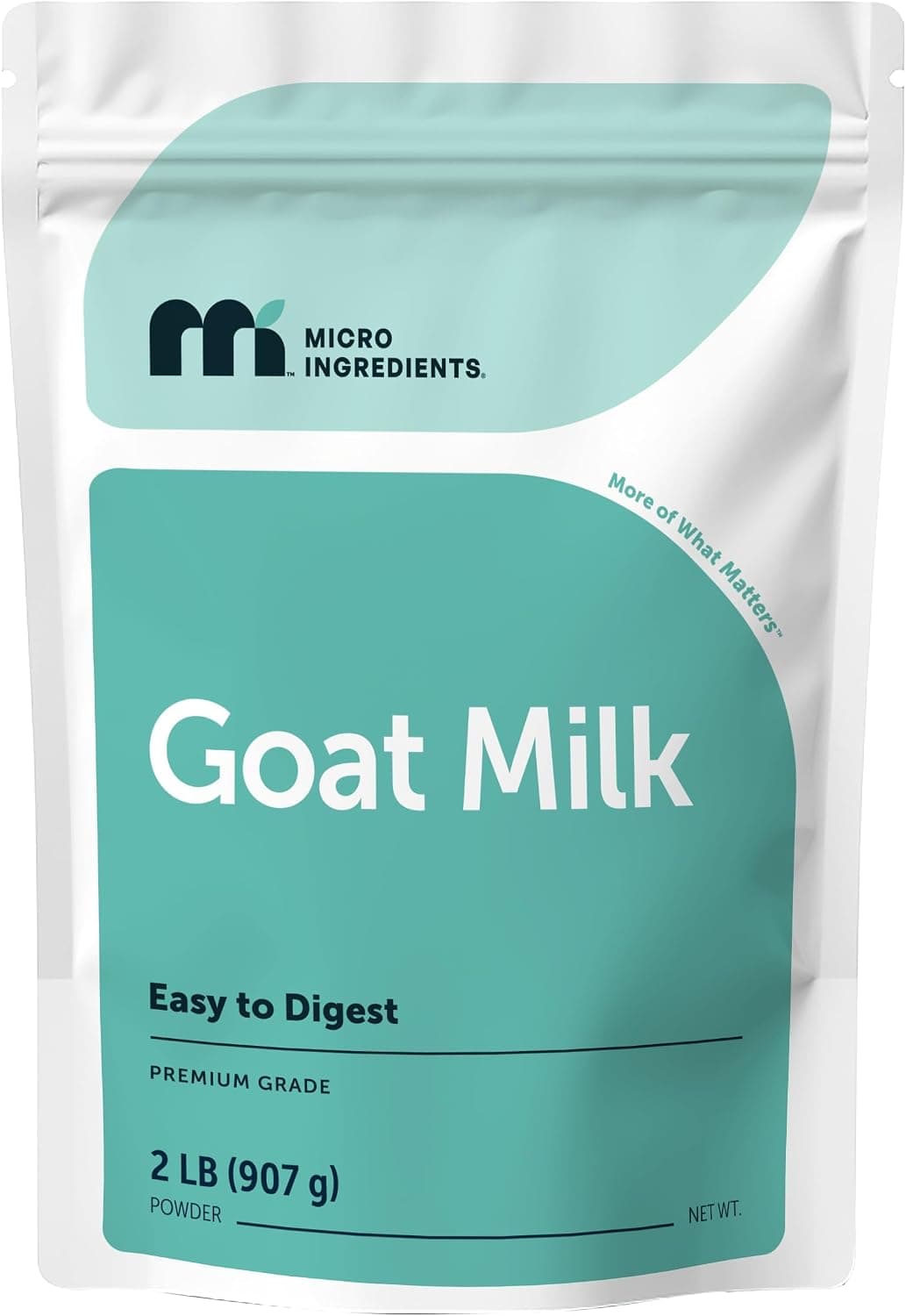 Micro Ingredients Goat Milk Powder 2 lb - Single Ingredient Powdered Goat Milk, Non-GMO, Gluten Free