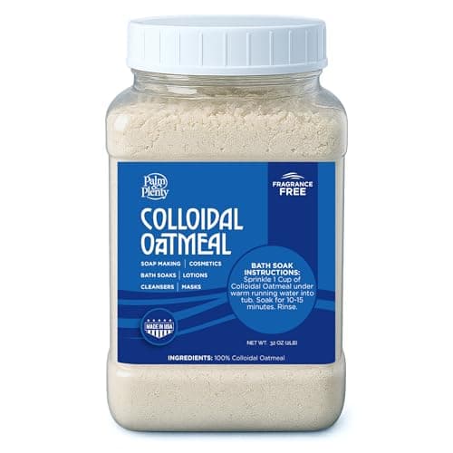 Palm and Plenty 100% Pure Colloidal Oatmeal Powder Unscented, 32 oz