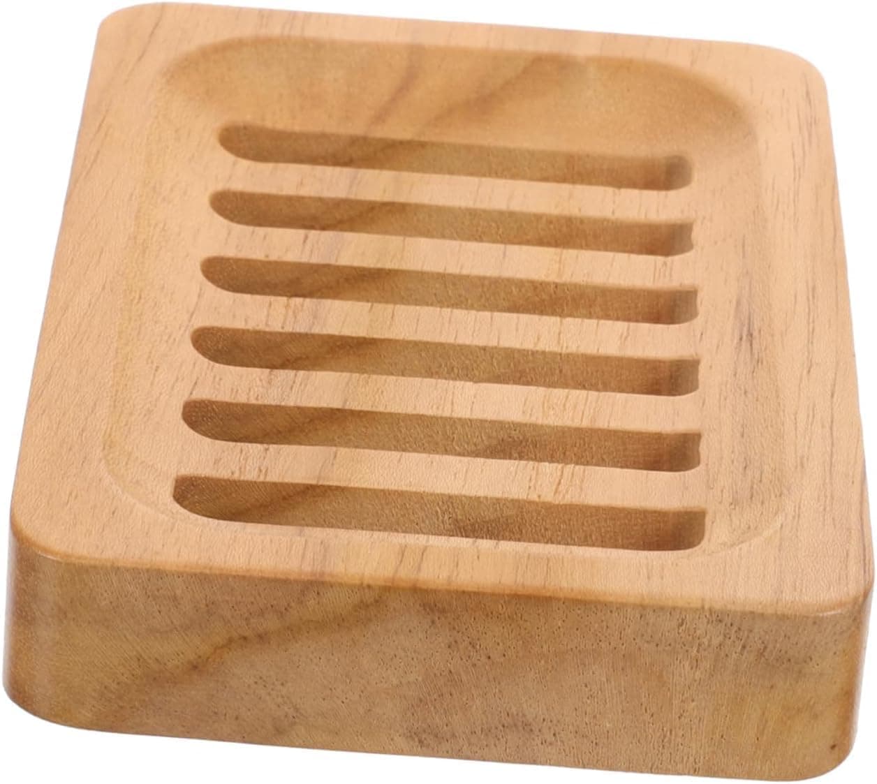 Wooden Soap Rack for Bathroom - Curing Holder with Mesh Design, Home Storage Solution