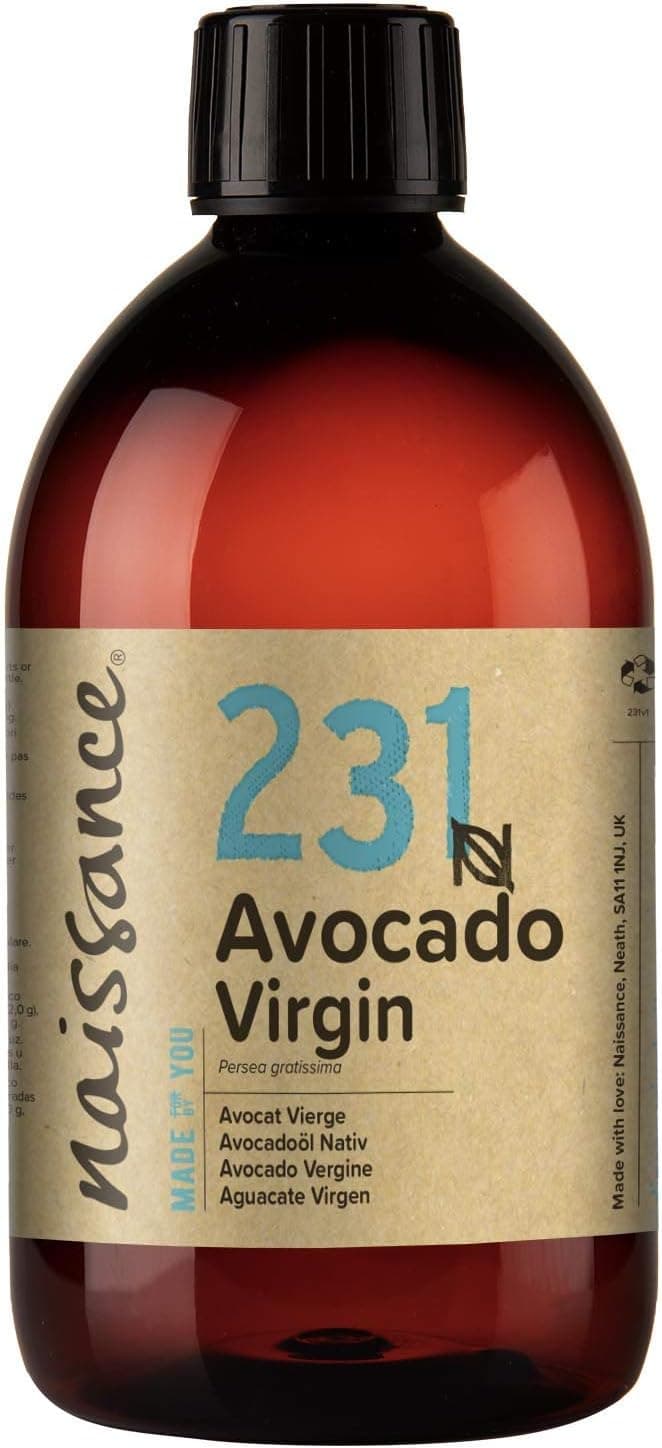 Naissance Virgin Avocado Oil 16 fl oz Unrefined Cold Pressed Vegan Hexane Free